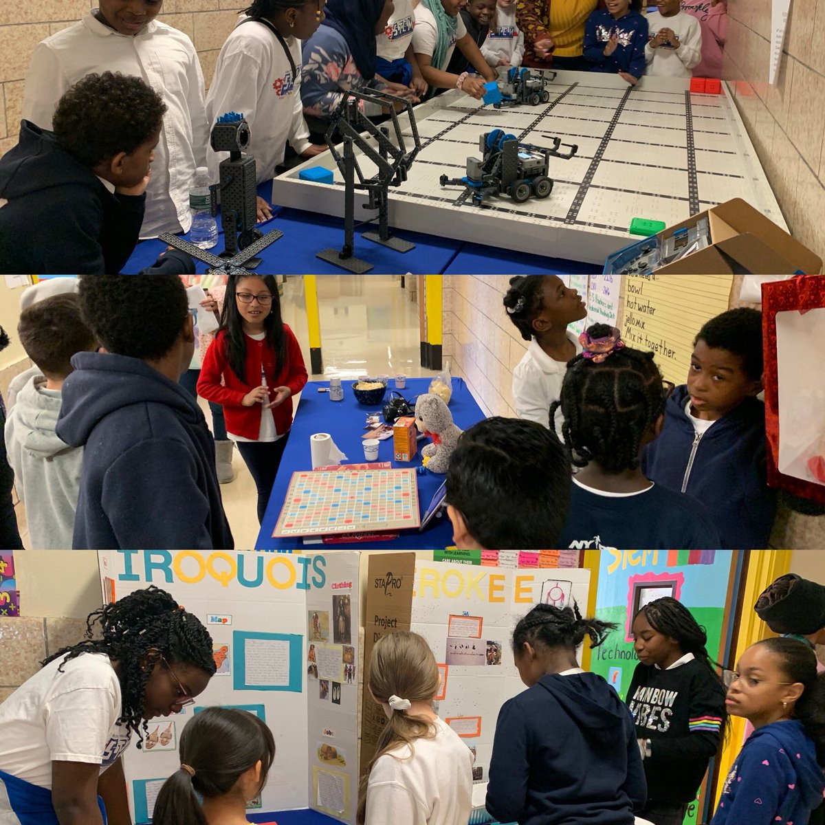 Come visit our STEMulatingYour Mind projects during Conferences today.  #ps241stem #whoarewe #wearestem #stemulatingyourmind