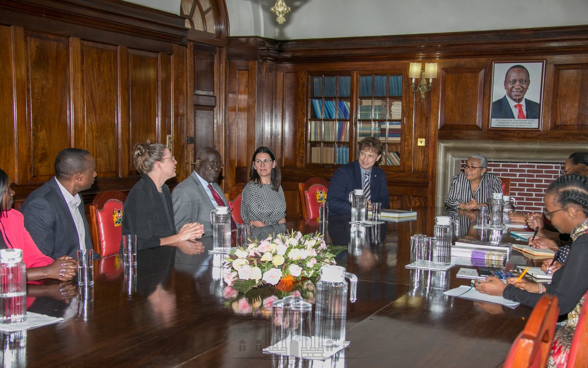 <a href="/BeyondZeroKenya/">Beyond Zero</a> 2/4 The donation was made at State House, Nairobi by WE Charity's co-founder <a href="/marckielburger/">Marc Kielburger</a> who paid the First Lady a courtesy call. <a href="/BeyondZeroKenya/">Beyond Zero</a>