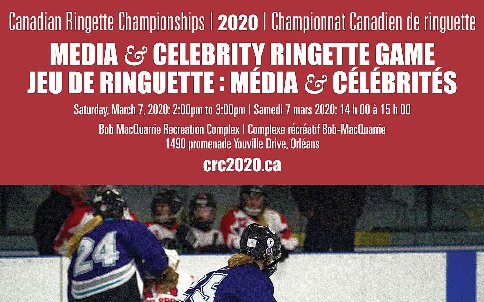 barbmacd's tweet photo. Thanks to the #OttawaMedia #exNHLers #localpoliticians and celebs for coming out this Saturday in support of @CRC_CCR - can't wait to see your take on this fast-paced game as we head into the Canadian Ringette Championships! @ringettecanada See you there! https://t.co/U5728BLVN7