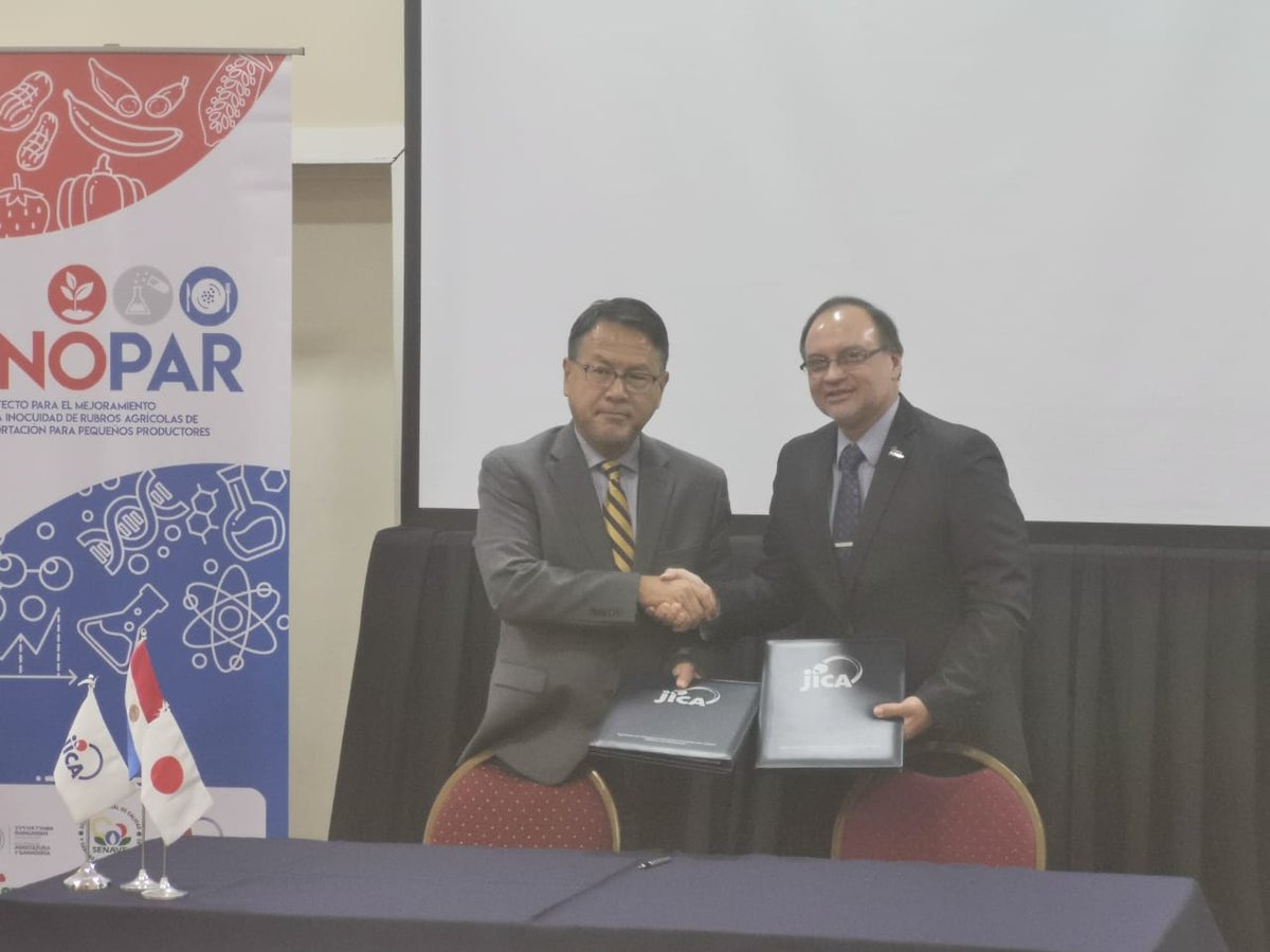 IPTA_Paraguay's tweet photo. El Presidente del IPTA Ing Edgar Esteche ha participado de la Tercera Reunión del  Comité de Coordinación Conjunta, del "Proyecto para el Mejoramiento de la Inocuidad de Rubros Agrícolas de Exportación para Pequeños Productores" (INOPAR), financiado por la JICA https://t.co/4BMqvQnRlG