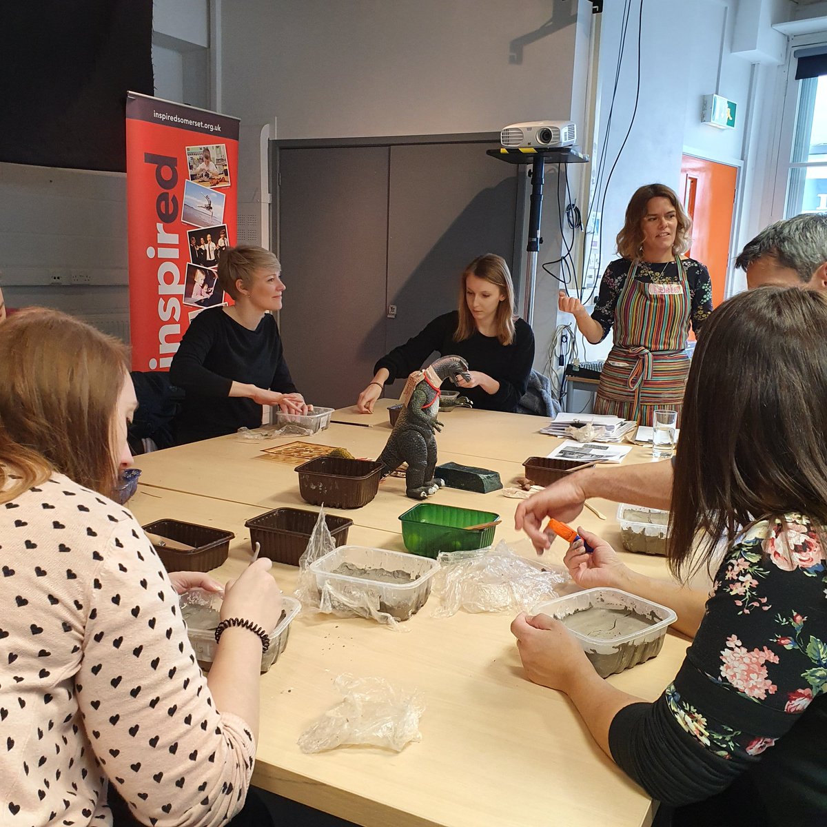 InspiredSom's tweet photo. The InspirED 'Creative science for young explorers' conference at the Engine Room has come to a close. A huge thanks to all our activity facilitators, attendees and partners! The day was filled with laughter, learning and great discussions. @somersetfilm @SAW_Somerset @TakeArt https://t.co/D6sEySdYs7