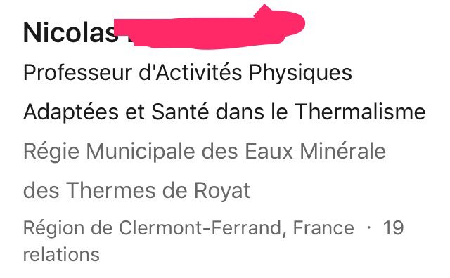 Vous iriez acheter votre pain chez votre boucher ?
#Ergothérapie ↔️ ergothérapeutes. À moins que cette personne possède un DE d'#ergo il s'agit d'usurpation de titre.  Pour info, c'est pas hyper légal. @Royatonic plus d'infos svp ?
Cc @UNAEE @ANFE_Ergo_OT