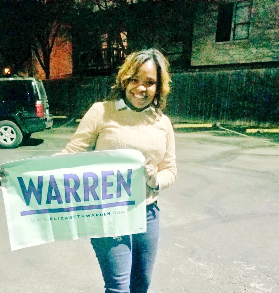 CandiceQuarles's tweet photo. I said I wasn’t going to get emotionally invested in any of these campaigns again like I did the guy in TX. 

Look at me about to knock all this-- over. 
😭😭😭😭

I need a moment.

Hard being a brilliantly qualified woman in leadership. #LetmeGrieve #WarrenDemocrat https://t.co/lJu5andQoN