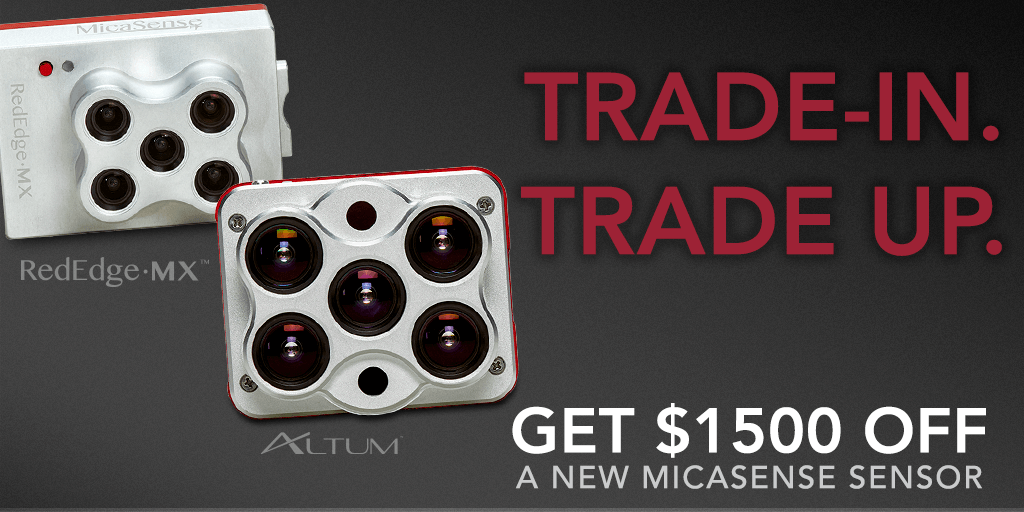 MicaSense's tweet photo. Ready to upgrade this season? We've got you covered! https://t.co/VdBCrUEAoD #IflyRedEdge #drones #precisionag #UAV https://t.co/5XMAO3aWOu