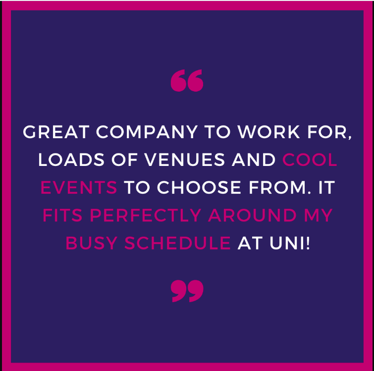 At AYS, we aim to provide the perfect level of flexibility and opportunity for a student job. If you don't believe us, check out the reviews 👇

#AYS #AYSFamily