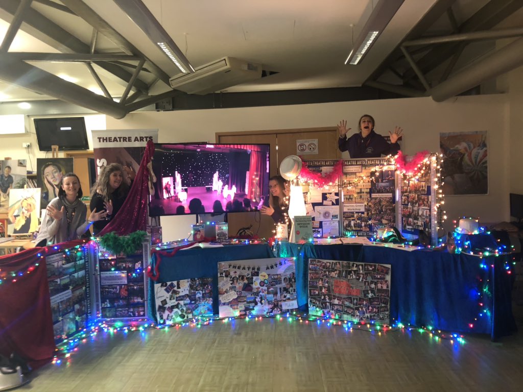 TheatreArts_SHS's tweet photo. We are ready!! Be sure to pop along to see us at yr9 applications evening tonight in G02. #spottheteacher https://t.co/KtJphbwsm2