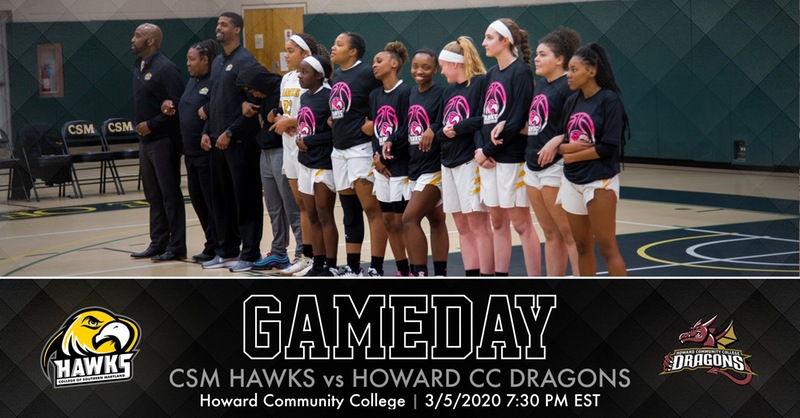CSMHawksATH's tweet photo. #CSMwbb🏀 GAMEDAY!
The Hawks take on the Howard CC Dragons in the Quarterfinals of the @NJCAARegionXX Division II Tournament tonight!
📹Live video: https://t.co/TJoRWSAo9M
📊Live stats: https://t.co/rR3QN930B5
#GoHawks https://t.co/Klr4N546am