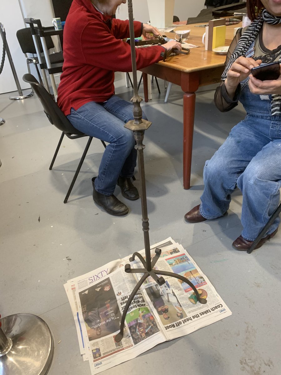 readerjanedavis's tweet photo. Lovely work with #restoredtolife upcycling group @Calderstones &amp; a poem, too, thanks to our great #volunteers and various #donations https://t.co/GWg8G7A4JU