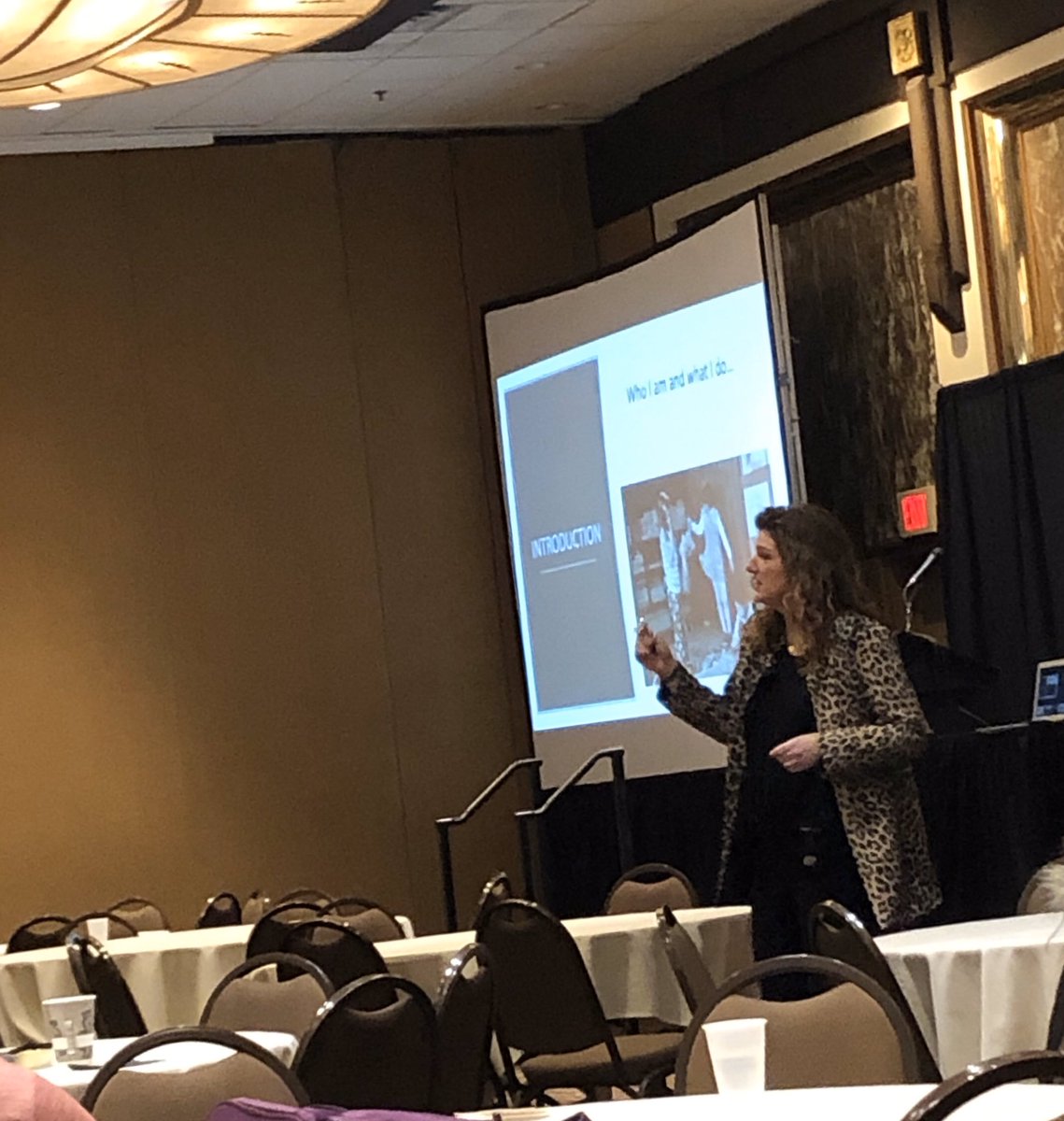 NicoleCappsNKC's tweet photo. @SusanRobichaud is making the last session of #2020collconf engaging & giving us all the info/tips on Challenging Behaviors in the classroom. @MOSchoolPsych https://t.co/l4bWPqbc3r