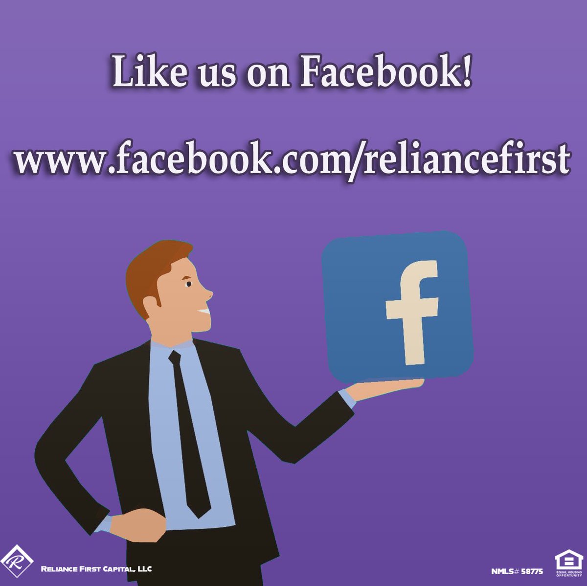 RelianceFirst's tweet photo. If you haven't already, please LIKE and FOLLOW our Facebook page!
.
.
.
.
#reliancefirstcapital #facebook #likeandfollow #mortgage #mortgages #mortgageexpert #followme #likeforlikes #thursday #homeloans #cashout #refinance #purchase #homesweethome https://t.co/9dK2m67rae
