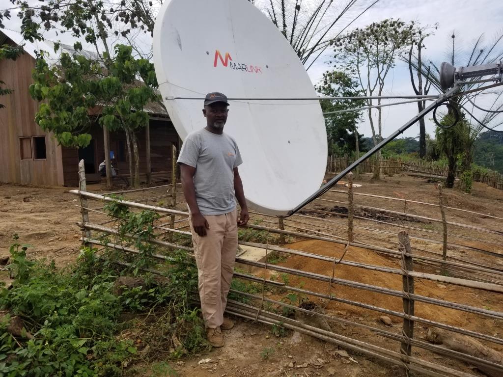 Marlink_News's tweet photo. Maintenance on VSAT system completed by our dedicated field engineer after days of travel through rainforest to reach our customer’s mining site in DRC.  
#VSAT #fieldservice #fieldengineers #HSEcompliant #mining https://t.co/vXg4BlCaFL