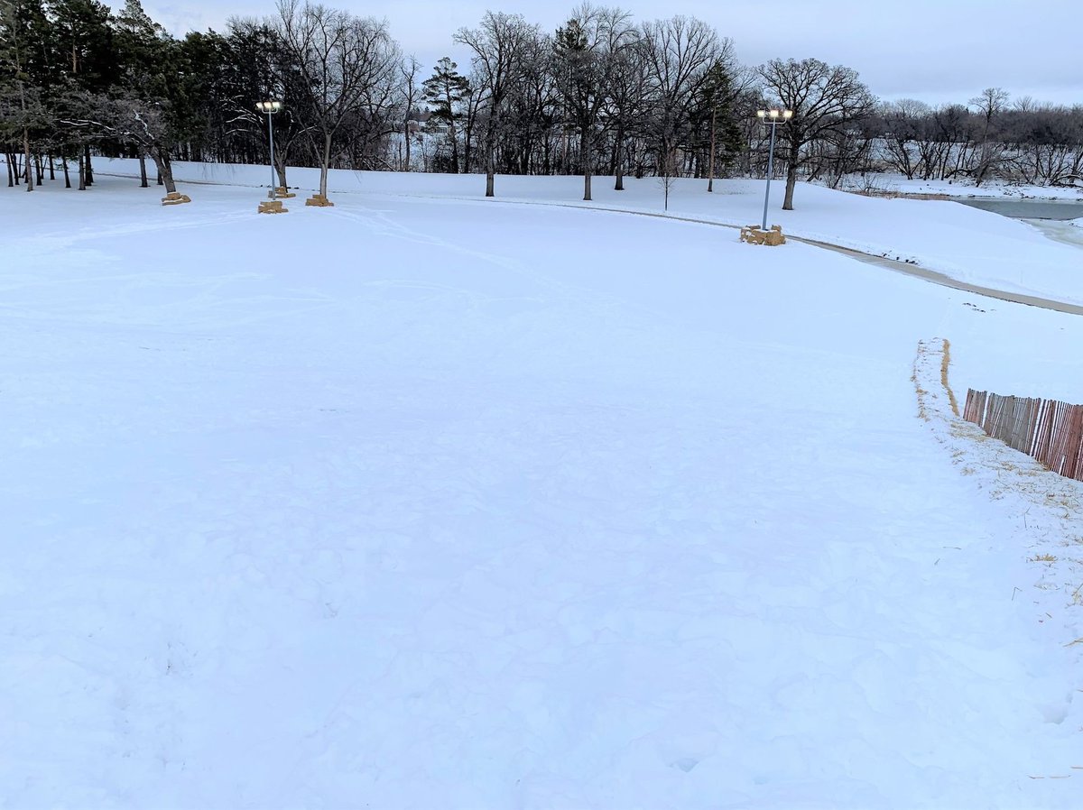 FargoParks's tweet photo. It's the last weekend to slide down Mickelson Sledding Hill! 🛷❄️Grab your sleds and head over on Saturday and Sunday between 12:00-8:00 pm. Get all the details: https://t.co/GREUDYZwed
#FargoParks #Sledding #FargoWinterFun https://t.co/CeyW0qhSyY