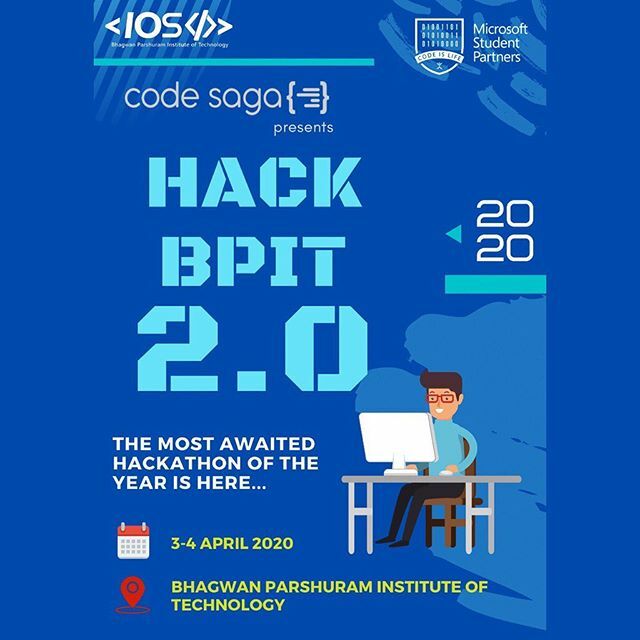 Think - code - sip come coffee 🔄 Repeat as you visit BPIT, Delhi to develop the best you can in the vital time interval of 24 hrs. 
So what are you waiting for? Mark the dates on your schedule and be a part of Delhi's one of the greatest hack-a-thon … ift.tt/39qD2uB