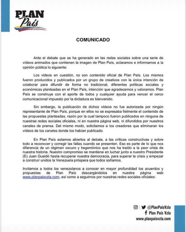 darioramirez's tweet photo. Los que quieren reducir a @PlanPaisVzla a una comiquita es evidente que no se han tomado la molestia de conocer y estudiarlo a fondo. https://t.co/fC5zURvUHq