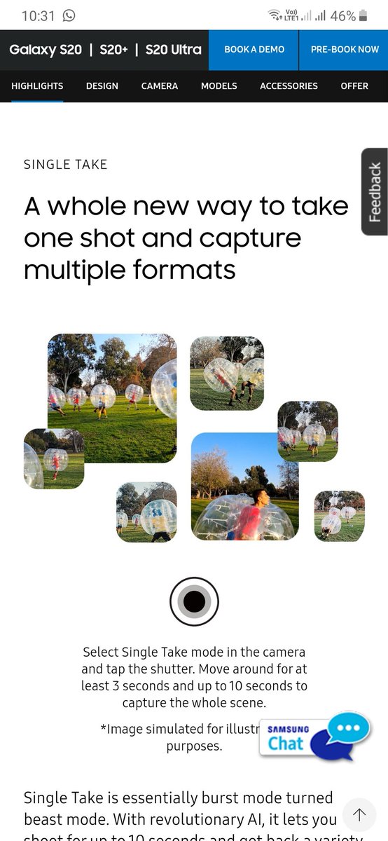 TheRohitGoel's tweet photo. @SamsungIndia SINGLE TAKE feature let us take one shot and capture multiple formats 
#GuessAndWin 
#GalaxyS20 #GalaxyS20Plus https://t.co/rrAup0P119