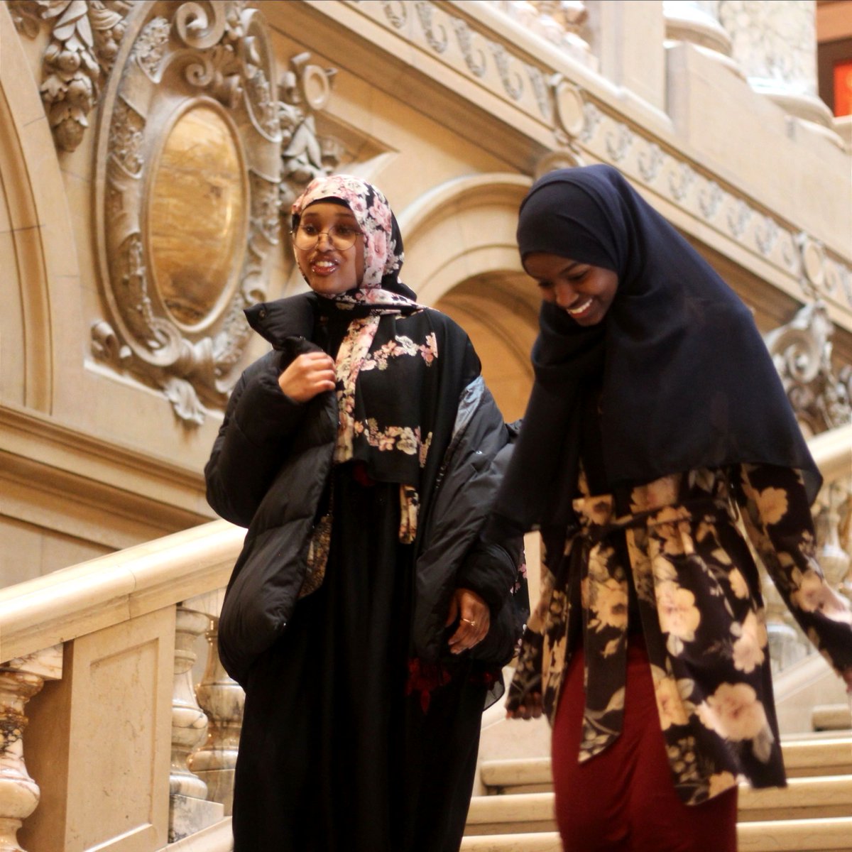 RISEsisterhood's tweet photo. Thank you to our sisters who joined us for #MJWMN Day at the Capitol! And special thanks to legislators who joined us to rally & met us for appointments. Together, we are working toward policies that will help Muslim & Jewish women — and all Minnesotans — feel safe and supported. https://t.co/bHNTTr8FsU