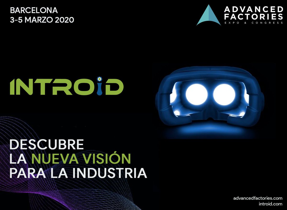 IntroidInc's tweet photo. El día de hoy René Padilla CEO de Introid, presentó en la Expo @AdvanFactories de Barcelona nuestras soluciones de Inteligencia Artificial para la Industria 4.0.

¡A poner en alto el nombre de México! https://t.co/RDzFzQ0Wre