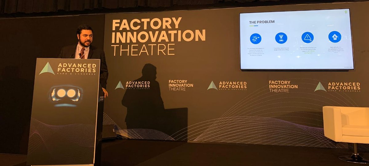 El día de hoy René Padilla CEO de Introid, presentó en la Expo <a href="/AdvanFactories/">Advanced Factories</a> de Barcelona nuestras soluciones de Inteligencia Artificial para la Industria 4.0.

¡A poner en alto el nombre de México!