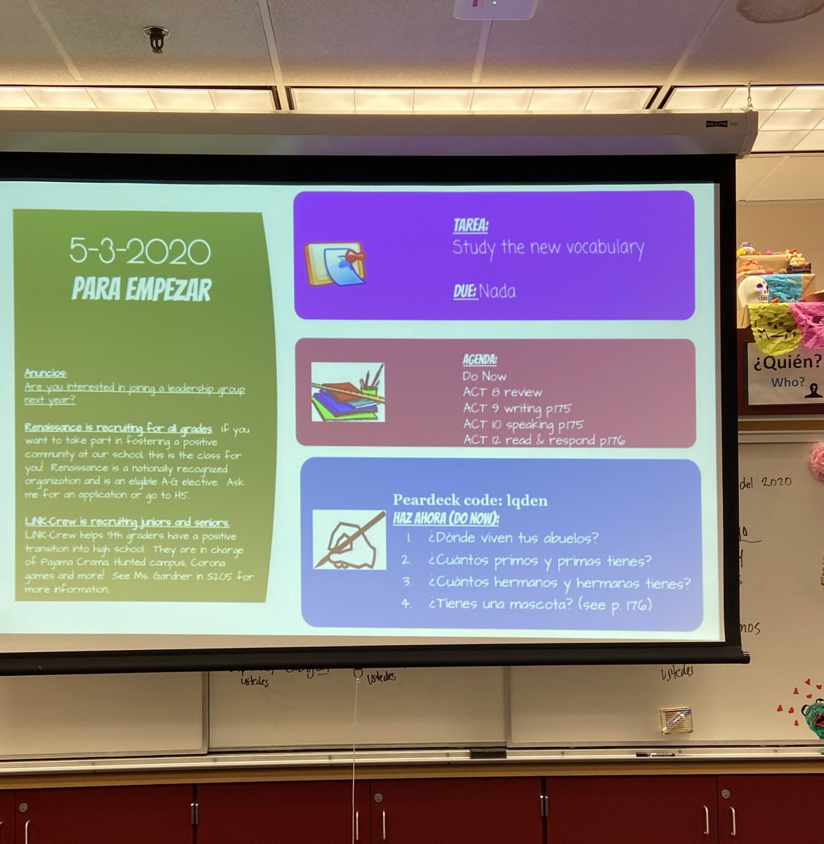 Pear Deck on Twitter "Awesome! Thank you for sharing! 💚…