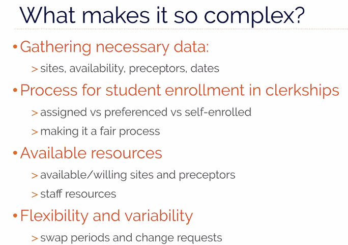 Davinci_Ed's tweet photo. Why is the clerkship lottery process so complex? How do you manage these complexities in your #MedEd program?
#LearningWithLeo https://t.co/lwwa9KtMMO