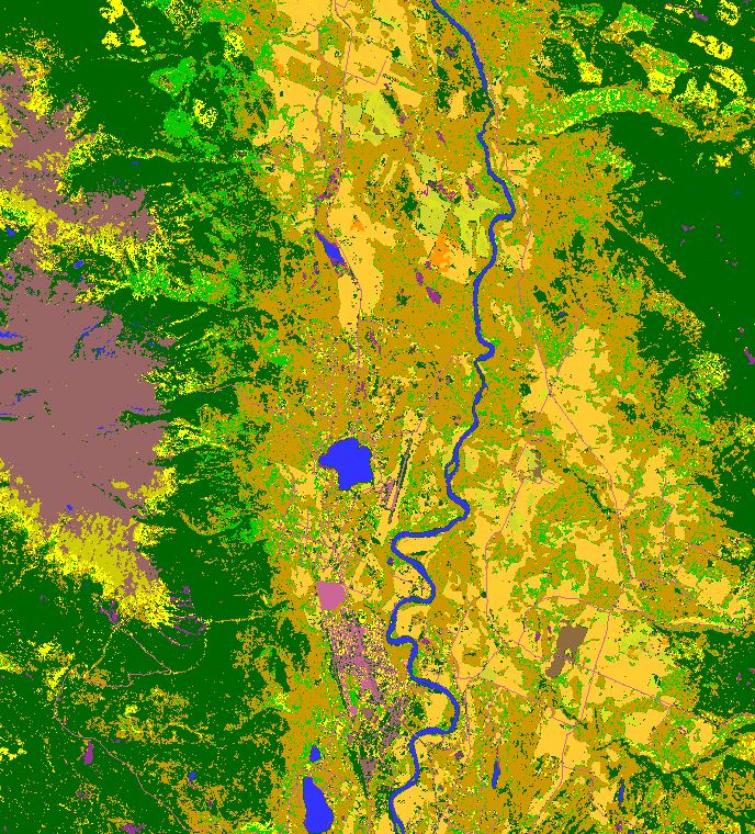 LeanderCampbell's tweet photo. Beautiful BC! Last but not least, #cropmap19 of #BCag is complete. Including agriculture of the Smithers region, which we mapped for the first time ever this year! #cdnag. https://t.co/Bc7rW4sHZ3
