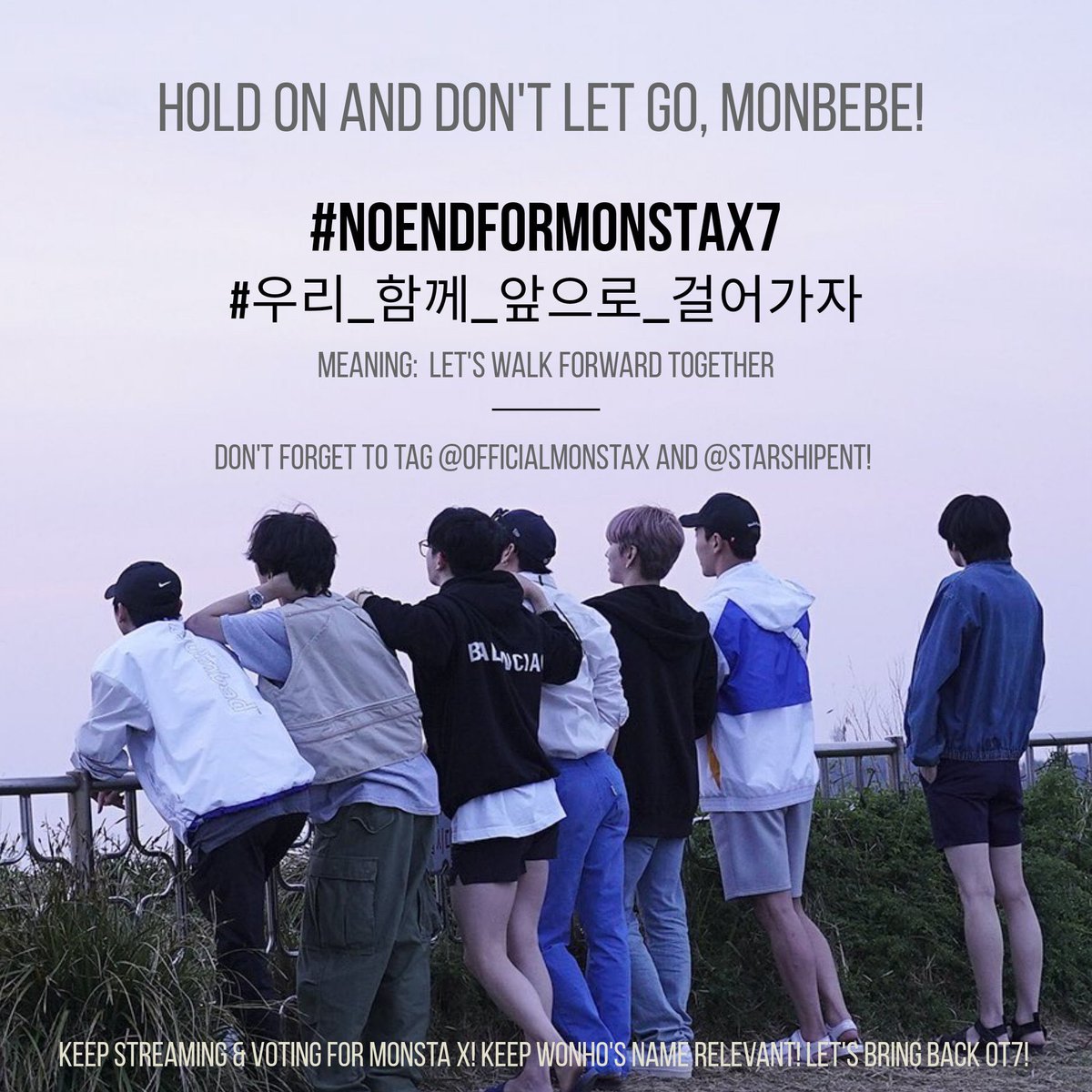 2020030612am KST onwards234th Hashtags @OfficialMonstaX  @STARSHIPent  #NoEndForMonstaX7  #우리_함께_앞으로_걸어가자 461 official protest Hashtags