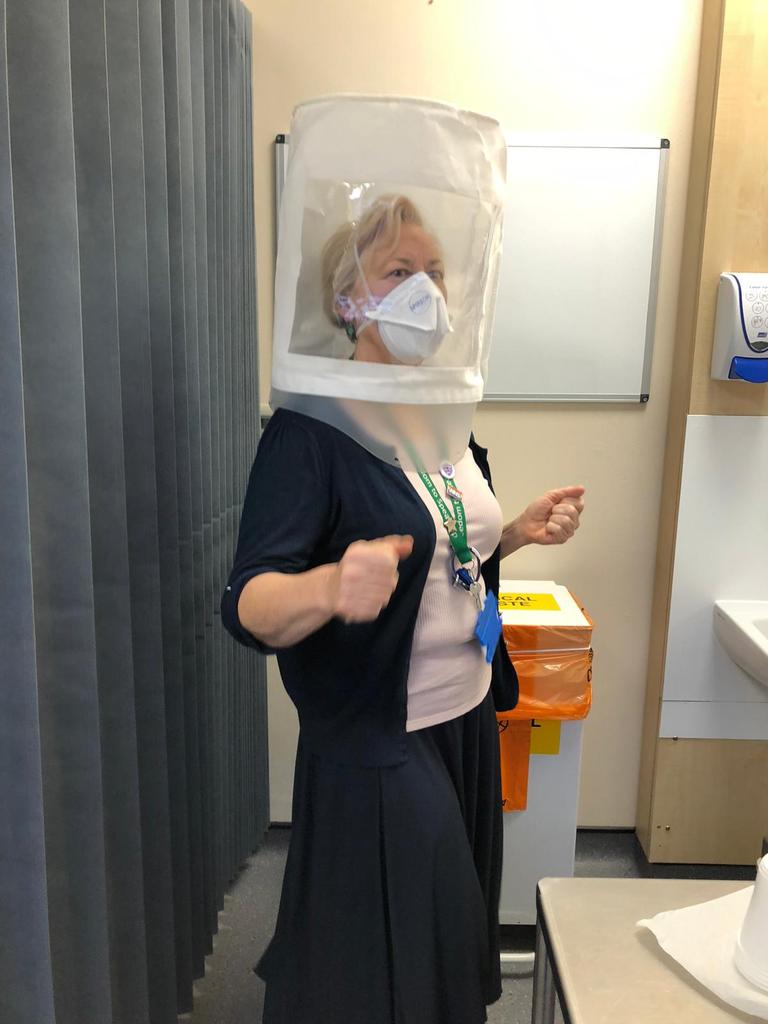 MoragOldfield's tweet photo. More of Obstetric Team passing their face mask fittings. The winning team I think! @NorthMidNHS @SBryden2 @marmaquee @HazelCathcart https://t.co/5fMT0o9dQP