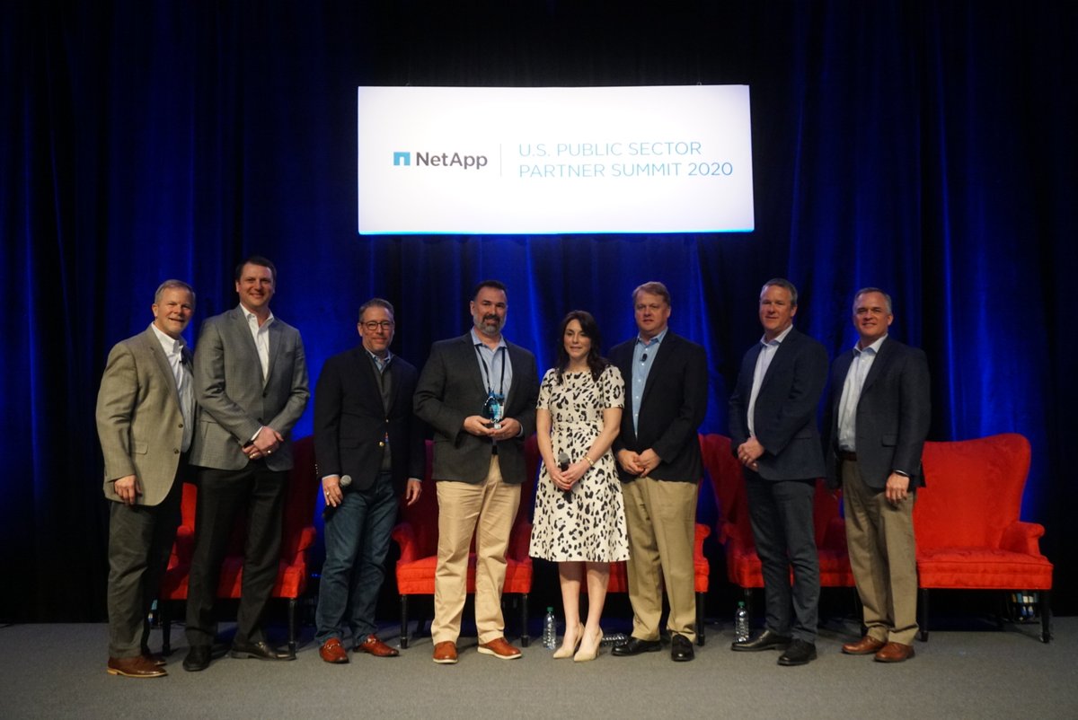 NetAppGov's tweet photo. This year’s NetApp USPS SLED Innovation Award 
goes to @ePlus #PartnerSummit20 https://t.co/B3DuOAD4r8