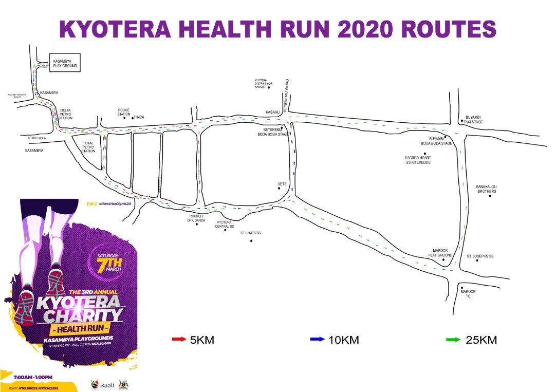You must have heard about #Run4HerRights20 by now, if not, follow the hashtag and it is time to look at some of the routes for the run.