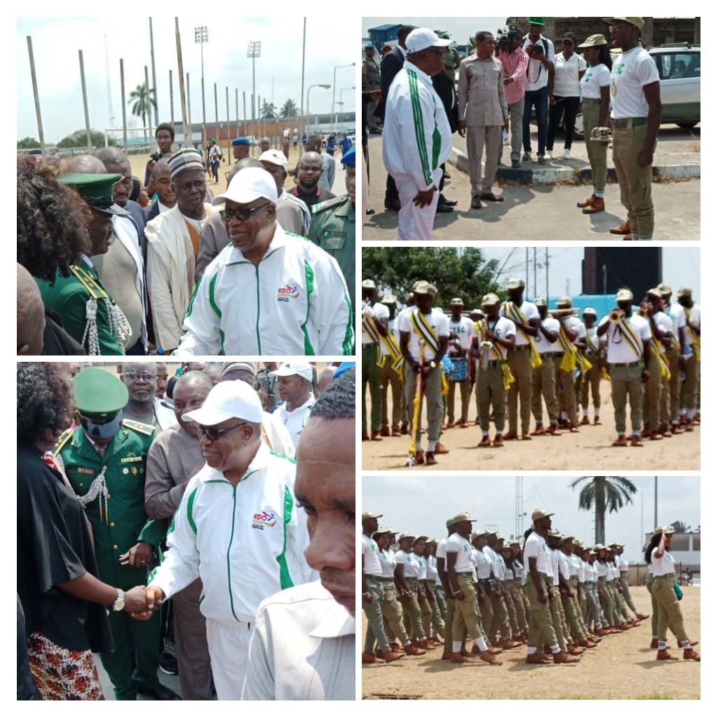 ProfIvaraesu's tweet photo. Earlier today, I stood in for His Excellency, Sir @senatorbenayade at the Passing Out Ceremony for the NYSC 2019 Batch 'A' Service Year, held at U.J Esuene Stadium, Calabar Cross River State.

I am wishing all the 2019 NYSC Batch 'A' the very best in their future endeavours. https://t.co/cC5sUl1n8s