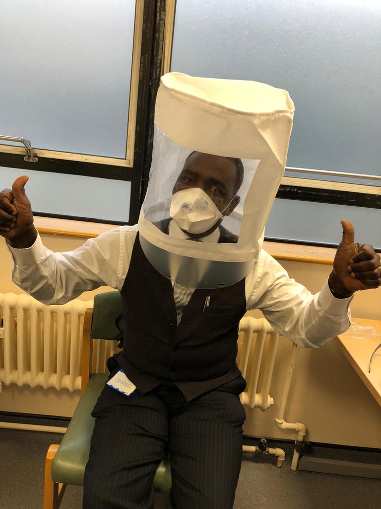 More of Obstetric Team passing their face mask fittings. The winning team I think! @NorthMidNHS @SBryden2 @marmaquee @HazelCathcart
