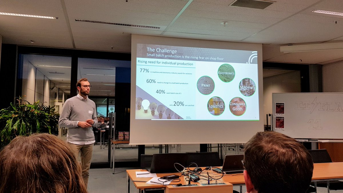 ChristophBorow1's tweet photo. Michael von Unchained Robotics startet auf dem heutigen #ITFlash mit seinem Vortrag über Objekterkennung im industriellen Umfeld.
@SICPaderborn @sncqm @itemis https://t.co/G2m0dbFwWC