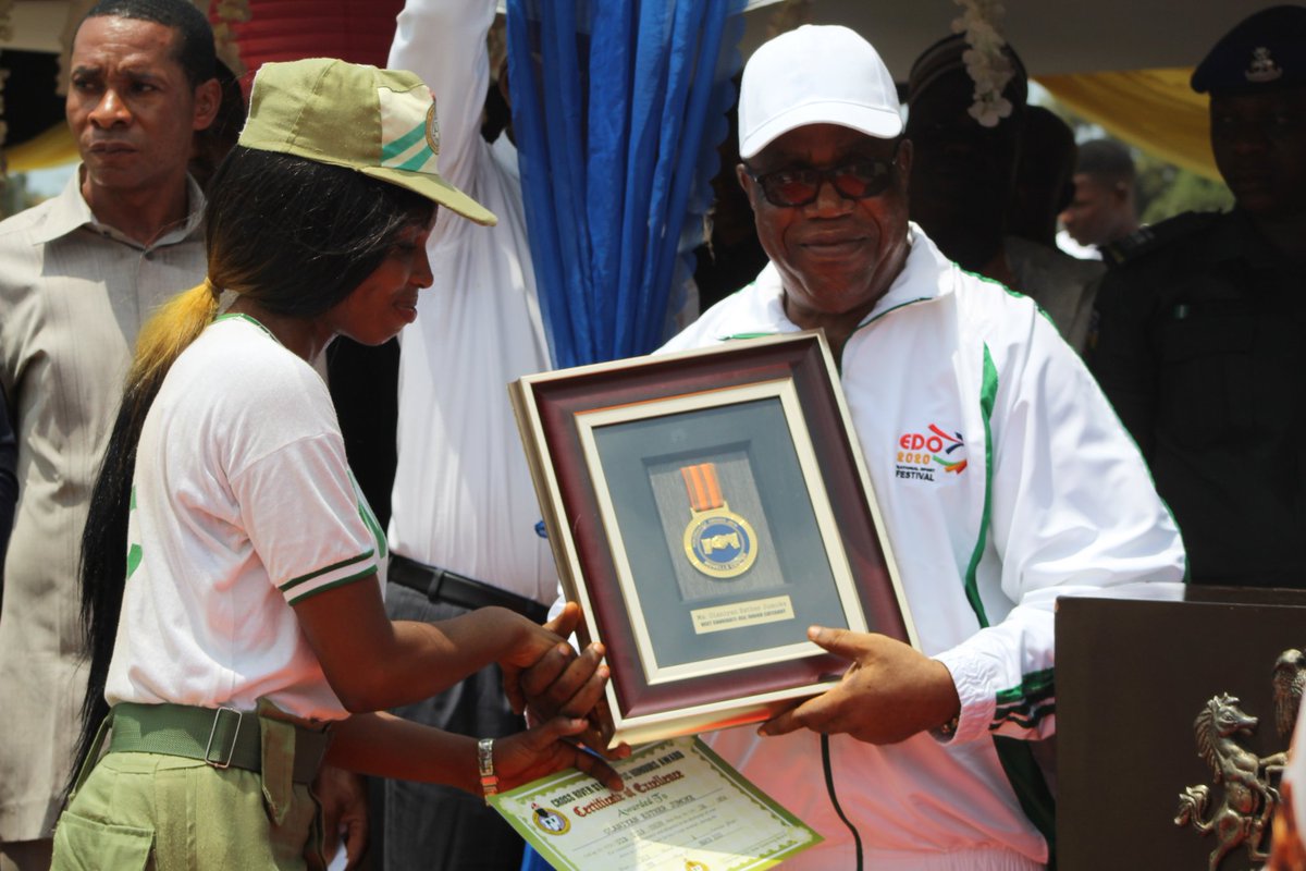 Earlier today, I stood in for His Excellency, Sir <a href="/senatorbenayade/">Sir Ben Ayade</a> at the Passing Out Ceremony for the NYSC 2019 Batch 'A' Service Year, held at U.J Esuene Stadium, Calabar Cross River State.

I am wishing all the 2019 NYSC Batch 'A' the very best in their future endeavours.
