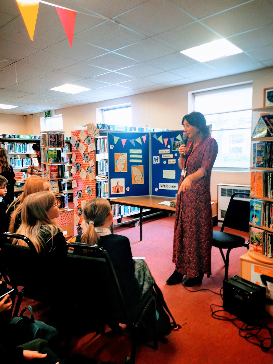LibraryTmhs's tweet photo. Wow. What a fun-filled #WorldBookDay2020! Thank you to all who helped to make it such a success. You guys are great! Also, a special shout out to @fkarmourchelu for such an enjoyable author visit! @abbieyvette @TMHSEnglishDept @tmhscareers @UkslaN #WBDIdeasBank https://t.co/gu8WxQjbmI