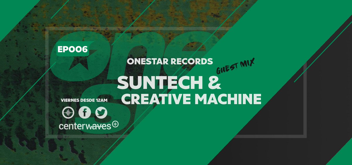 CenterWaves's tweet photo. 🔴¡EN DIRECTO! 
🔊@OnestarTv Records Radio Show Ep.006 | @JhonnyLpOficial
👤Set invitado: #Suntech &amp; #CreativeMachine

🔗https://t.co/vQjs9bwy05 https://t.co/3IwSuYOqzz
