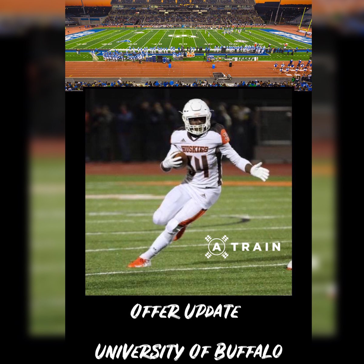 AnthonyTyusIII's tweet photo. Blessed! Earned a scholarship from University of Buffalo @UBFootball  Thanks coach @GRicumstrict  @DemetricDWarren https://t.co/EKSrseZ3h6