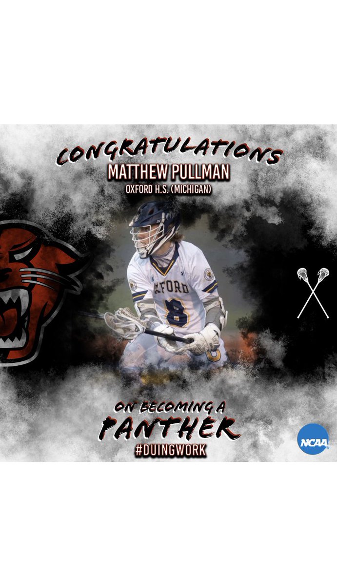 PullmanMatthew's tweet photo. Blessed to be able to say I’m officially a Panther! #DUingwork https://t.co/mKDyxdBNBI