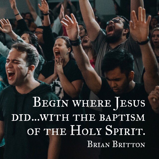 brianbritton111's tweet photo. Let’s begin where Jesus did...with the baptism of the Holy Spirit. #jesus #church #worship #HolySpirit #ministry #Christinyou #love #grace #holiness #awakening #brianbritton #brianbrittonquote https://t.co/uXu0WrqubZ