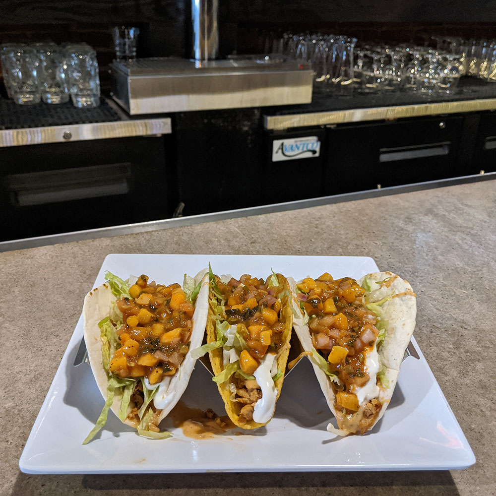 unionwhiskey's tweet photo. #WeeklySpecial #Taco #GoodEats! 
Cheesy Chicken Taco's (3)
Seasoned Grilled Chicken topped with House Queso, Lettuce, Mango Salsa, and Sour Cream. Available on Hard or Soft Shell.

Taco Tuesday's will be returning later this month! Keep an eye out! https://t.co/XredPV27Jh