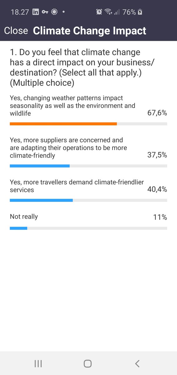 Tweets_KH's tweet photo. Impact of the #ClimateCrisis on #adventure #travel according to @adventuretweets professionals on the #adventureconnect #godigital meeting right now. #WhatWeWantedToSayAtITB https://t.co/LUnpon4J2Y