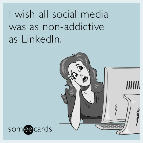 RandiOPandR's tweet photo. I know there are some clients who may feel this way about LinkedIn. However it's all about picking a social media platform that fits your brand. Call us today and let us help you establish social media accounts that work for your brand. https://t.co/7OaSvHMiEr