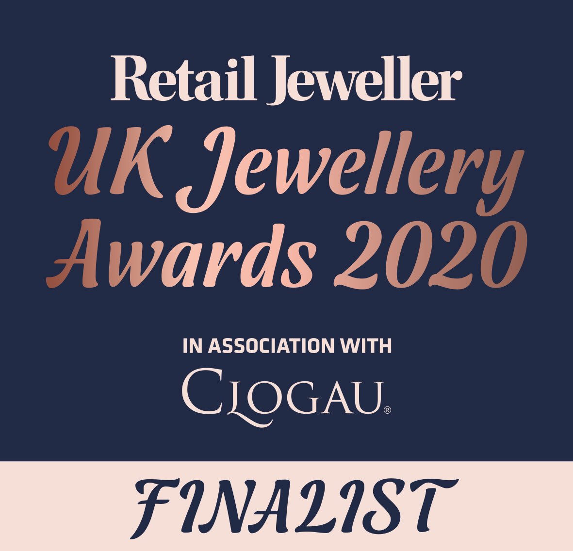 We are thrilled to announce we have been shortlisted in the Retail Jeweller ‘UK Jewellery Awards’ 2020.

Titcombe Bespoke Jewellery has been shortlisted for ‘Bespoke Jewellery Retailer of the Year’ and our Bristol team is shortlisted for ‘Sales Team of the Year’.

#ukja20