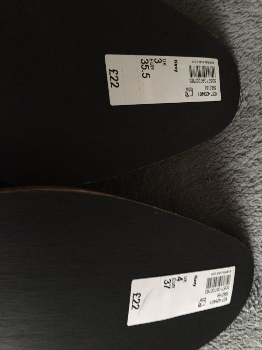 rward83's tweet photo. Heard of 2 left feet but never 2 right feet @riverisland Need an ‘actual’ pair for Saturday. What can I do? https://t.co/ZYjsd2YlCG