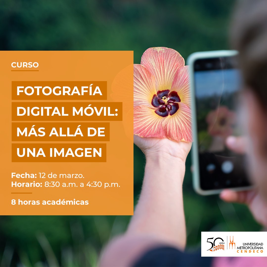 ExtensionUNIMET's tweet image. ¡Sácale provecho a tu teléfono inteligente!

Descubre las maravillas de los smartphones y las herramientas que este te facilita. 
Iluminación y perspectiva, el profesor Victor Palmitesta te instruirá en el arte de la fotografía digital.

Preinscríbete ow.ly/NQSI50ywpOx