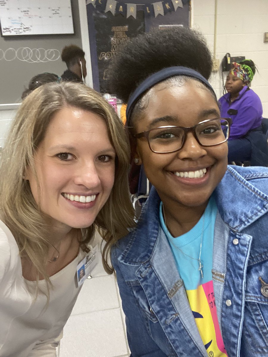 L_M_Landry's tweet photo. Let me introduce you to a amazing young lady who is rocking high school! Her energy and drive is inspiring. LOVE watching her relationships with staff at Ocean Lakes HS! #ShadowAStudent #VBShadow #WeAreVBSchools @schoolretool https://t.co/w2F1D5c9C6