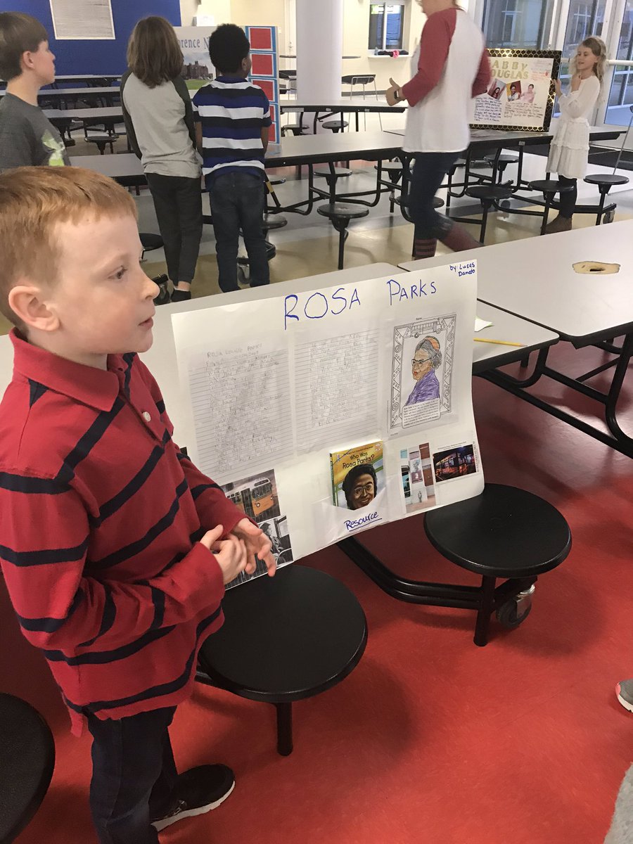 jasbarner's tweet photo. I am so proud of my Barner Family! Today we hosted our very FIRST, “History of Our Nation Gallery Walk.” Mind blown on how intentional they were on collaboratively learning and teaching grades C2-C4! Specials thanks to my AWESOME intern, Ms. Harrison Thank you! #pikeroadway #C2 https://t.co/VAJY8NkcvN