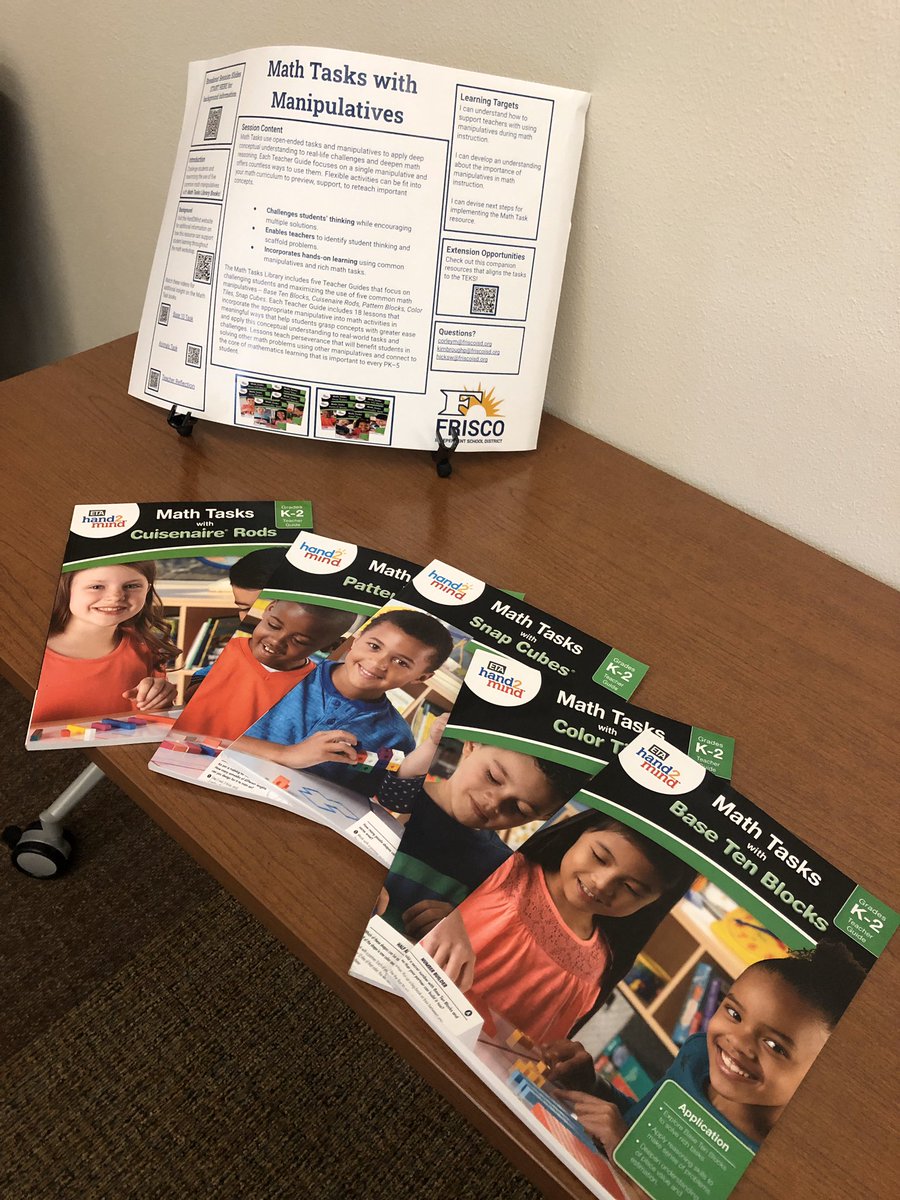 MrsWenokur's tweet photo. Hey fabulous @TadlockElem teachers! I would love to share some ideas about how to use the Math Tasks with Manipulatives resource! Tweet or email me if you want to learn more! #FISDMathWorkshop https://t.co/da2txBhaYp