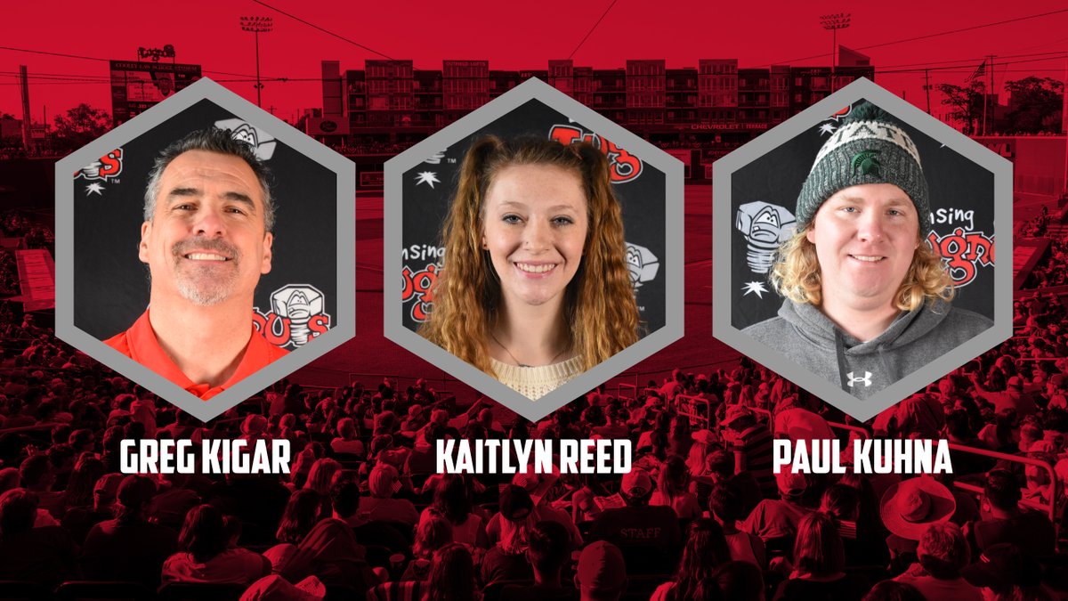 LansingLugnuts's tweet photo. Please give a warm welcome to the newest members of our staff!

MORE ➡️ https://t.co/XLlgBHgWHs

#Lugnuts25 #StillNuts https://t.co/RuiNeSo32g