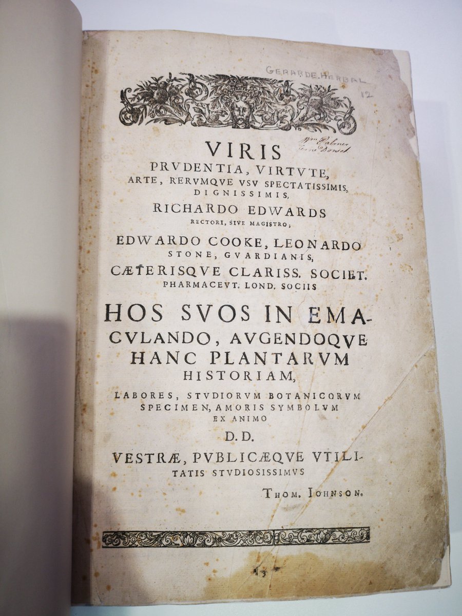 Today is #WorldBookDay 📚
To celebrate our #ThrowbackThursday is book themed - the images are of 'Herball' the oldest book in <a href="/DerbyUniLibrary/">Derby Uni Library</a>! Published in 1633, our copy is a reprint, the original was published in 1597.
What is your favourite old book? ❤️📖
<a href="/WorldBookDayUK/">World Book Day UK 📚</a>