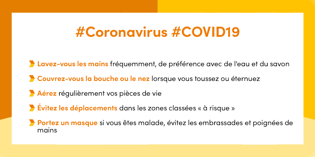 hmutuelle's tweet photo. #Coronavirusfr #COVID19 Harmonie Mutuelle vous rappelle les précautions simples pour vous protéger et protéger les autres. Suivez la situation sur le site mis à disposition quotidiennement▶️https://t.co/BbsAecawiG https://t.co/Cax4vkdut5
